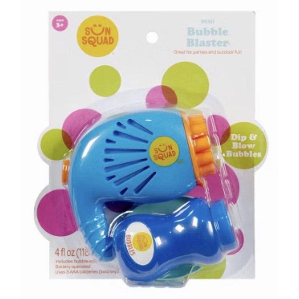 Mini Bubble Blaster - Sun Squad - Out Door Toys - Summer Time! - Picture 2 of 2